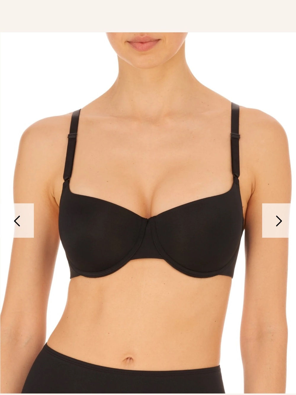 Natori LIQUID CONVERTIBLE BALCONETTE PUSH-UP BRA 34C